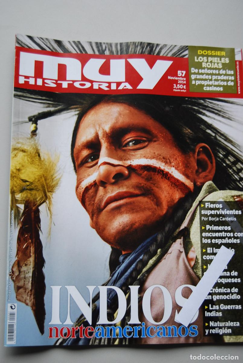Coleccionismo de revistas y peri&oacute;dicos: MUY HISTORIA-NUMERO-57-2014 : INDIOS NORTEAMERICANOS-LOS PIELES ROJAS