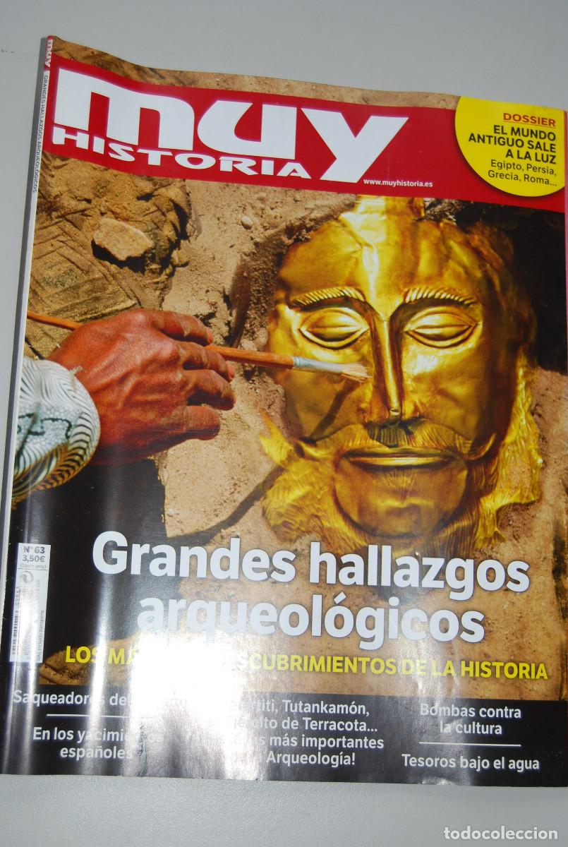 Coleccionismo de revistas y peri&oacute;dicos: MUY HISTORIA-NUMERO-63-2015 : GRANDES HALLAZGOS ARQUEOL&Oacute;GICOS-EL MUNDO ANTIGUO SALE A LA LUZ