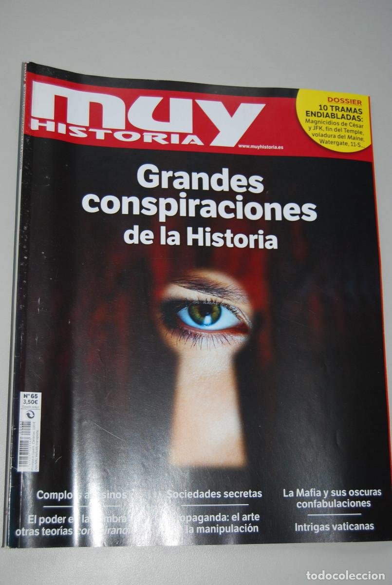 Coleccionismo de revistas y peri&oacute;dicos: MUY HISTORIA-NUMERO-65-2015 : GRANDES CONSPIRACIONES DE LA HISTORIA-DIEZ TRAMAS ENDIABLADAS
