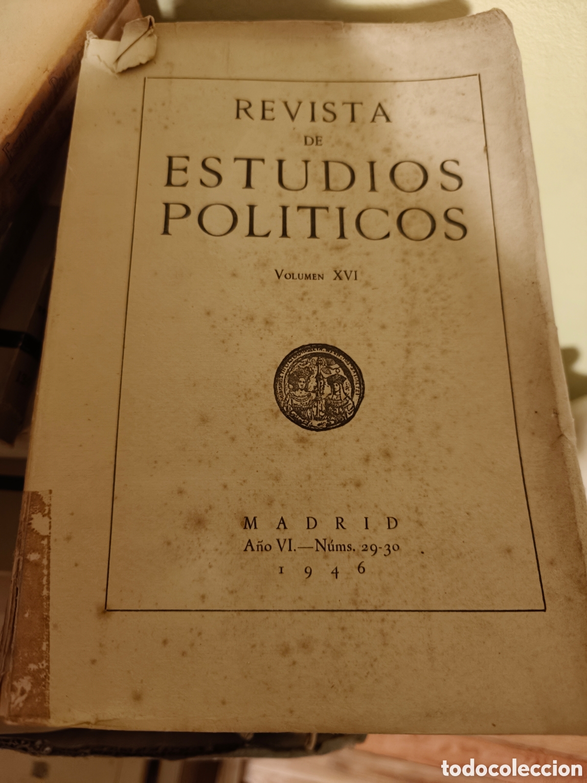 Coleccionismo de revistas y peri&oacute;dicos: Revista de estudios pol&iacute;ticos