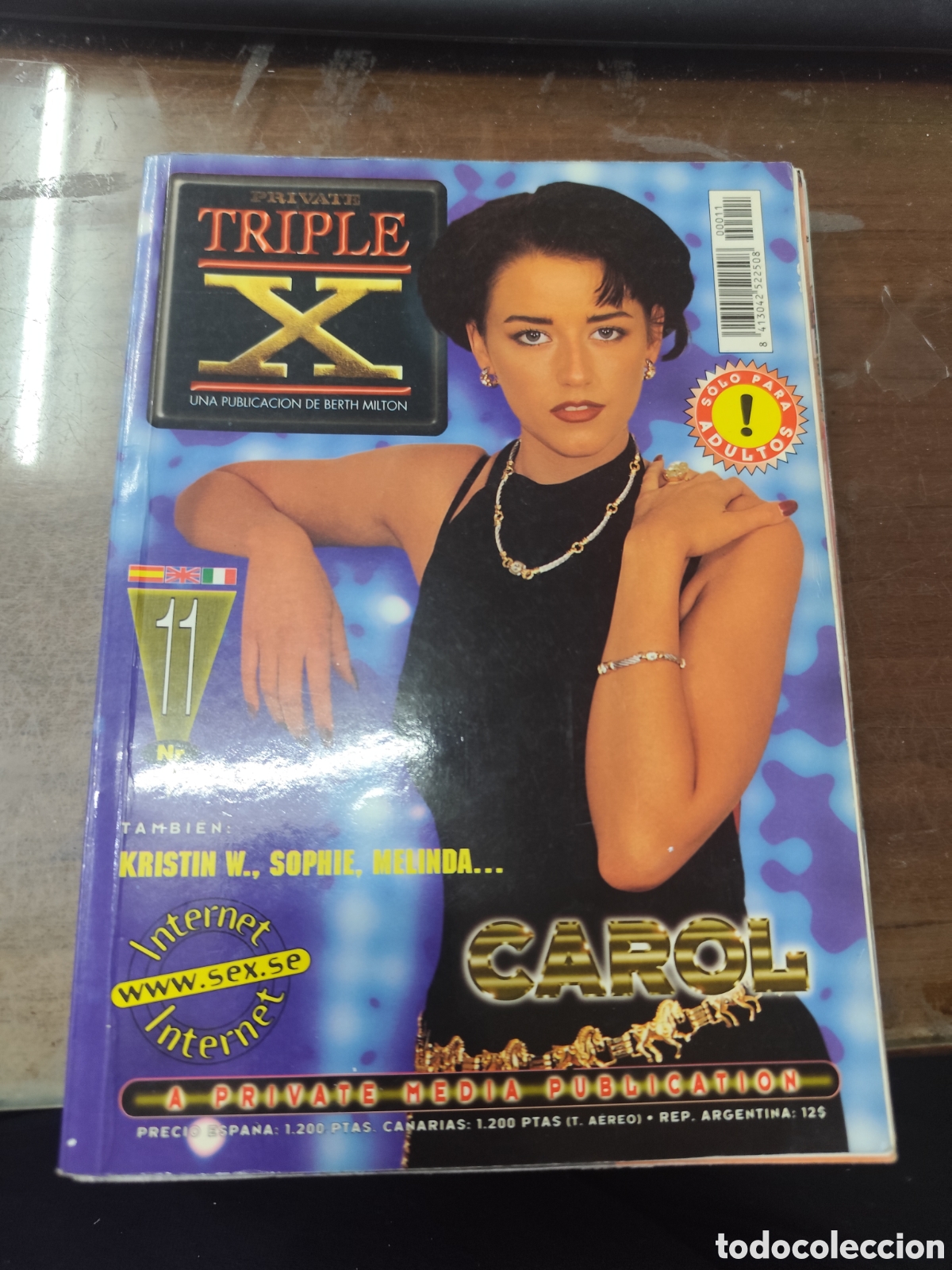 Coleccionismo de revistas y peri&oacute;dicos: Revista Porno Private Triple X n.11. a&ntilde;o 1994