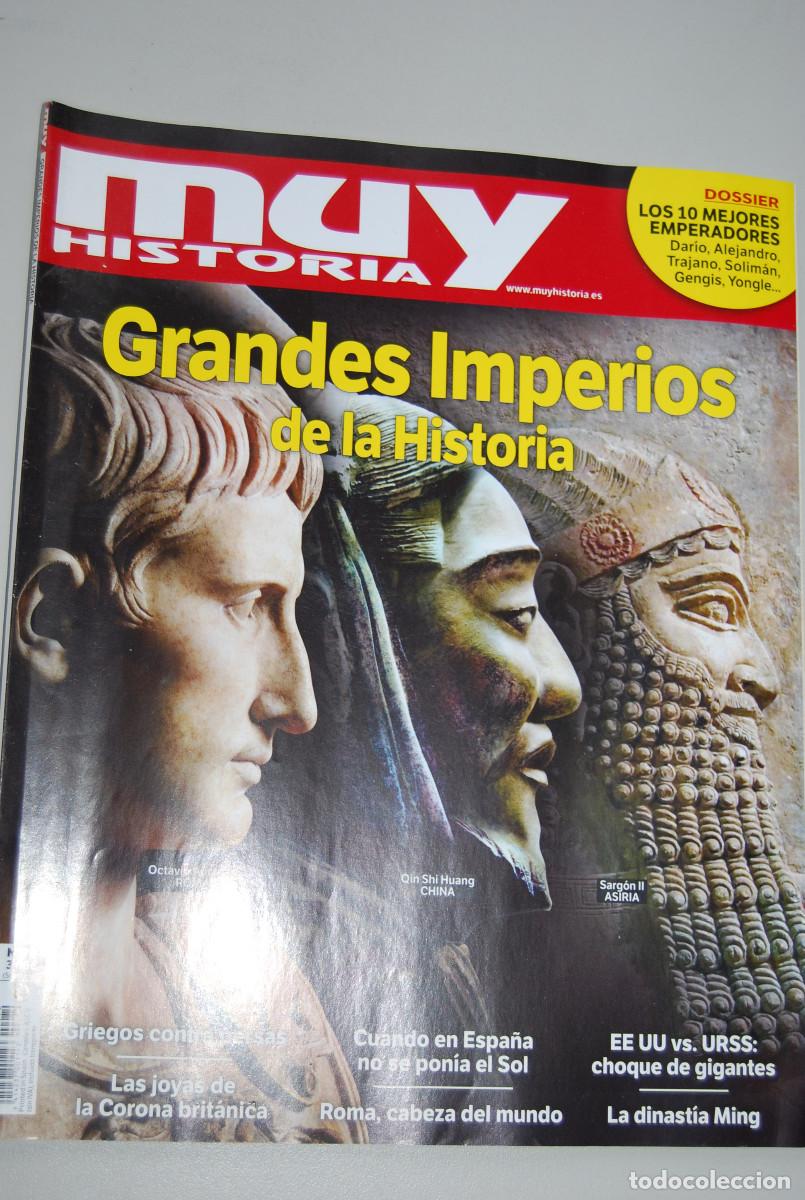 Coleccionismo de revistas y peri&oacute;dicos: MUY HISTORIA-NUMERO-70-2015 : GRANDES IMPERIOS DE LA HISTORIA-LOS DIEZ MEJORES EMPERADORES