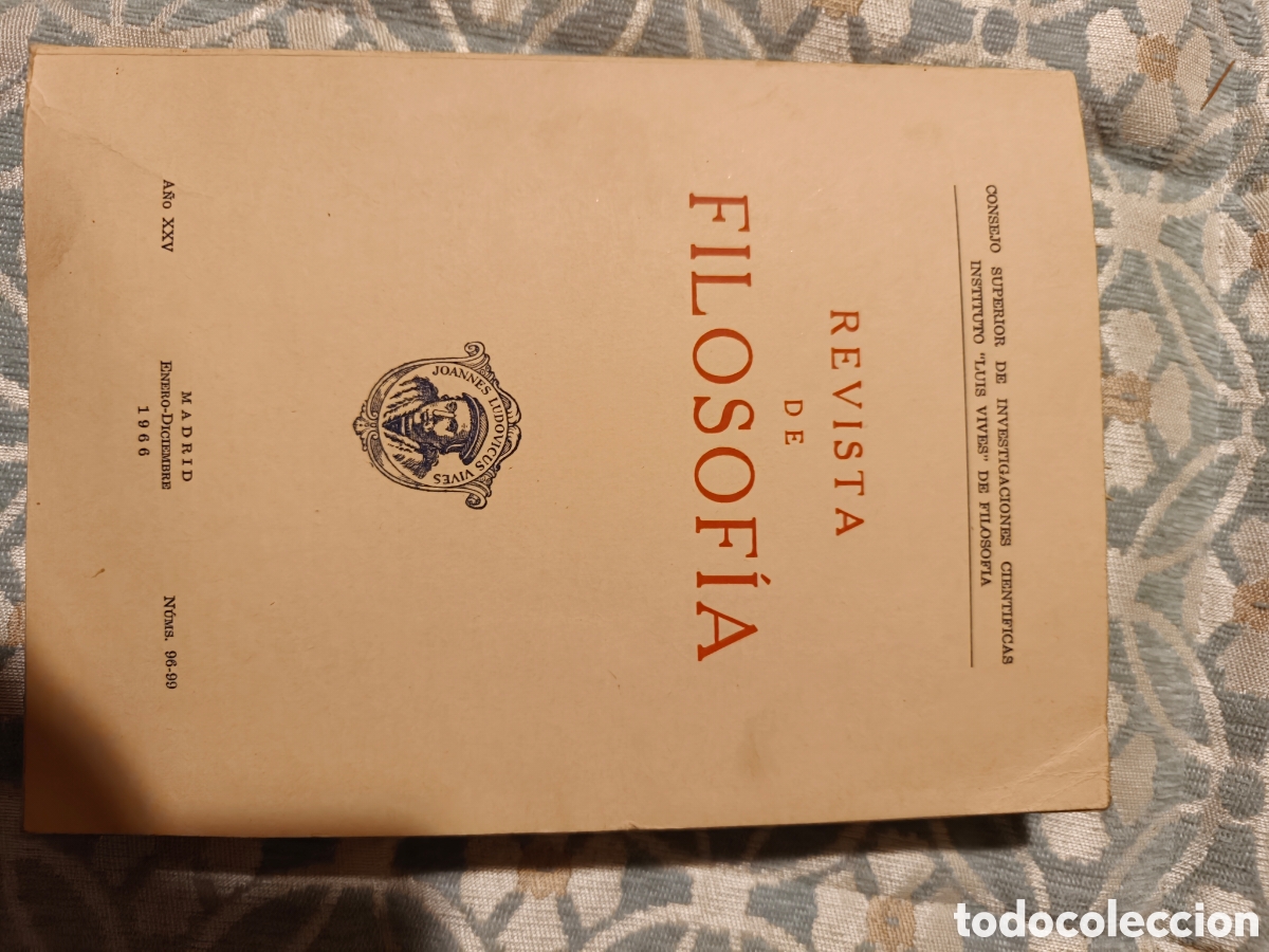 Coleccionismo de revistas y peri&oacute;dicos: Revista filosof&iacute;a completa. Desde 1950