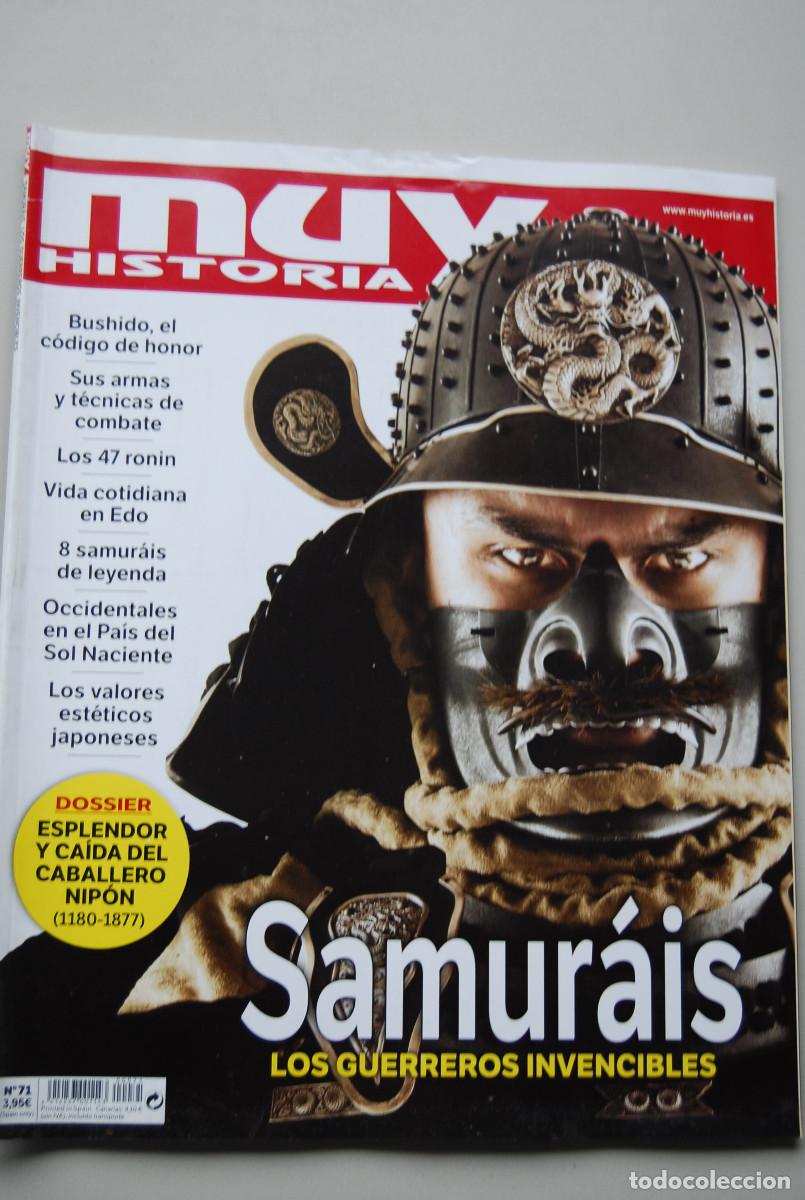 Coleccionismo de revistas y peri&oacute;dicos: MUY HISTORIA-NUMERO-71-2016 : SAMURAIS, LOS GUERREROS INVENCIBLES-ESPLENDOR Y CAIDA DEL CABALLERO