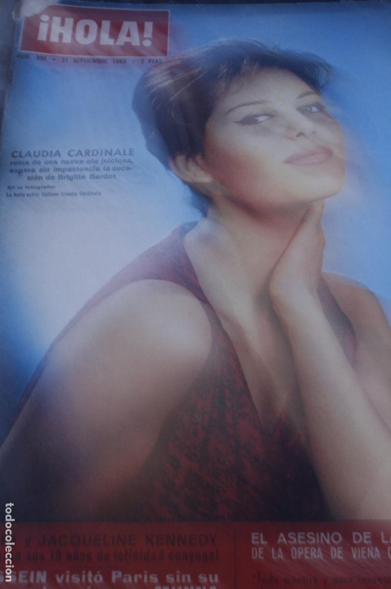 Coleccionismo de revistas y peri&oacute;dicos: REVISTA HOLA SALVADOR DALI GINA LOLLOBRIGIDA EARTHA KITT 1963