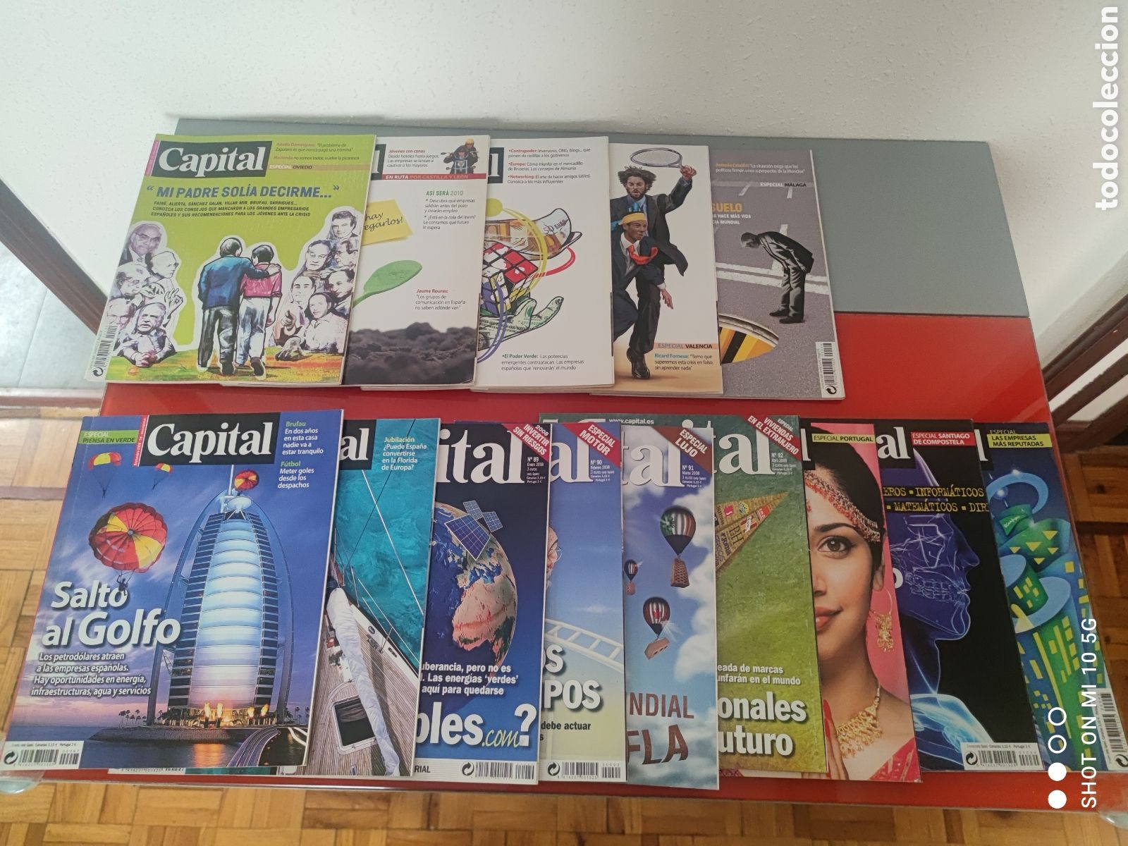 Coleccionismo de revistas y peri&oacute;dicos: Lote 14 ejemplares Revista Capital (9 del 2008 y 5 del 2009)-perfecto estado