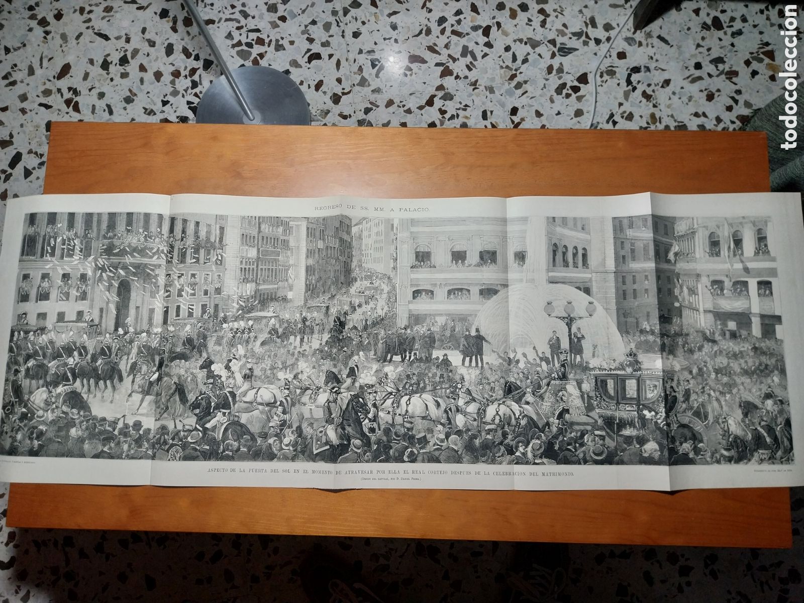 Coleccionismo de revistas y peri&oacute;dicos: LA ILUSTRACI&Oacute;N ESPA&Ntilde;OLA 1879 .ASPECTO DE LA PUERTA DEL SOL REAL CORTEJO BODA ALFONSO XII.