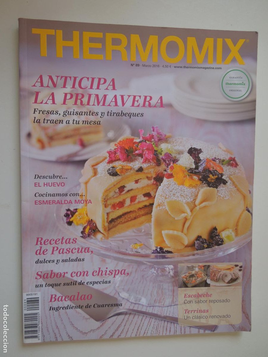 Coleccionismo de revistas y peri&oacute;dicos: THERMOMIX REVISTA N&ordm; 89 -03-2016 - GARANTIA THEMOMIX - RECETAS DE PASCUA - BACALAO
