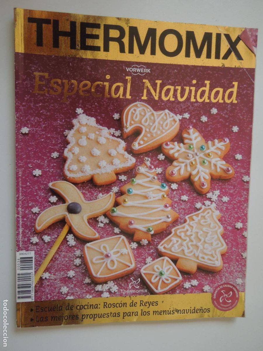 Coleccionismo de revistas y peri&oacute;dicos: THERMOMIX REVISTA N&ordm; 38 -- GARANTIA THEMOMIX -ESPECIAL NAVIDAD - ROSCON DE REYES - MENUS