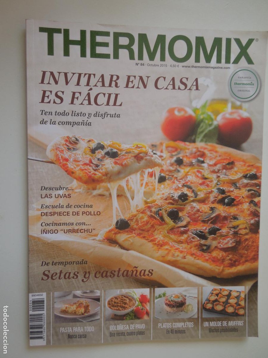 Coleccionismo de revistas y peri&oacute;dicos: THERMOMIX REVISTA N&ordm; 84-10-2015 -- GARANTIA THEMOMIX -SETAS Y CASTA&Ntilde;AS - INVITAR EN CASA