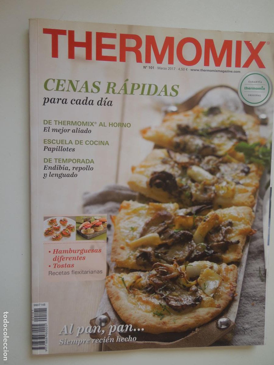 Coleccionismo de revistas y peri&oacute;dicos: THERMOMIX REVISTA N&ordm; 101-03-2017 -- GARANTIA THEMOMIX -CENAS R&Aacute;PIDAS - HAMBURGUESAS