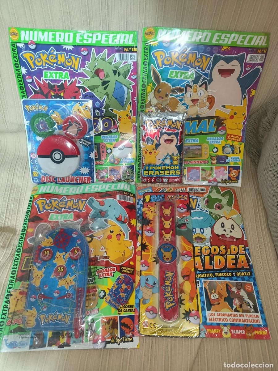 Coleccionismo de revistas y peri&oacute;dicos: Ocasion coleccionistas ! Lote 4 revistas precintadas con sus regalos , Pokemon Extra !