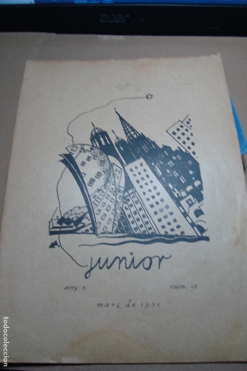 Coleccionismo de revistas y peri&oacute;dicos: ANTIGUO BOLETIN JUNIOR MUTUA ESCOLAR BLANQUERNA N&ordm; 16 1931. MARIA ANGELS FERRER. RUIZ BARBEY