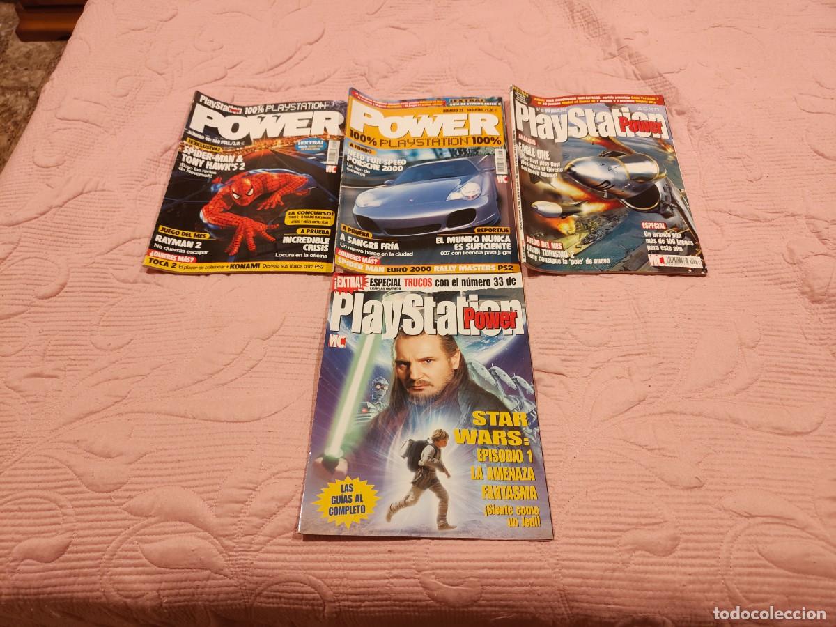 Coleccionismo de revistas y peri&oacute;dicos: Lote 3 revistas. Playstation Power. Extra Trucos. N&uacute;meros 33, 37 y 40