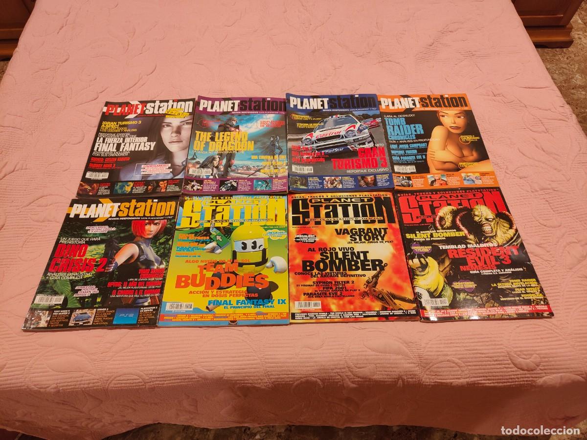 Coleccionismo de revistas y peri&oacute;dicos: Lote 8 revistas. Planet Station (PlanetStation). Playstation. Nums. 18, 22, 23, 26, 27, 28, 29 y 34