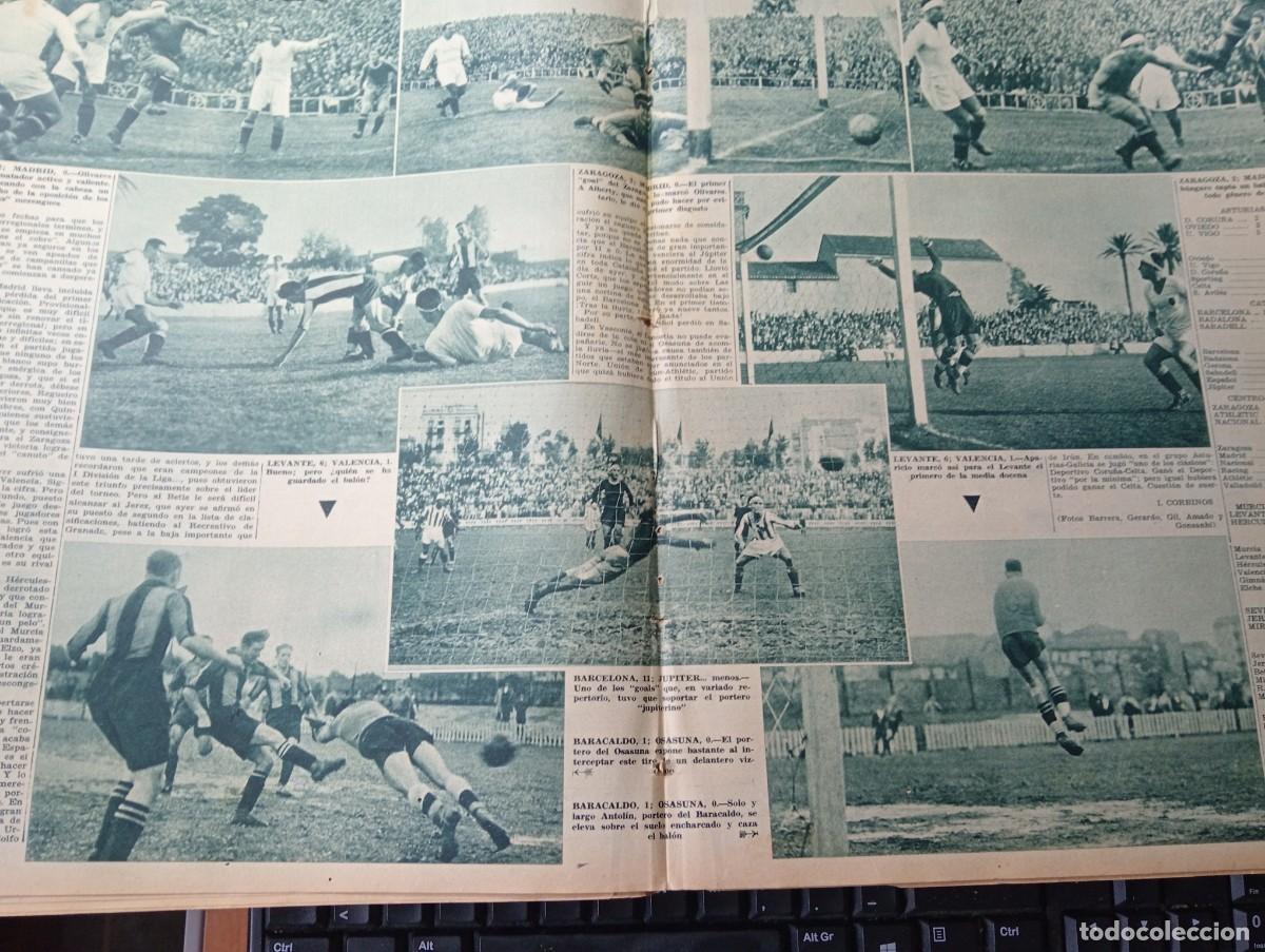 Coleccionismo de revistas y peri&oacute;dicos: REVISTA A&Ntilde;O 1935 FUTBOL CLUB RECREATIVO GRANADA JEREZ CLUB DEPORTIVO VILLANUEVA CASTELLON OSASUNA