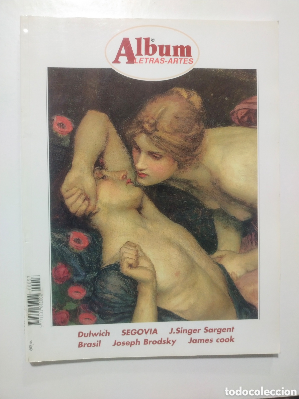 Coleccionismo de revistas y peri&oacute;dicos: Revista &Aacute;lbum Letras-Artes N&ordm; 57 - Portada &rdquo;El Despertar de Adonis&rdquo; (J.W. Waterhouse)
