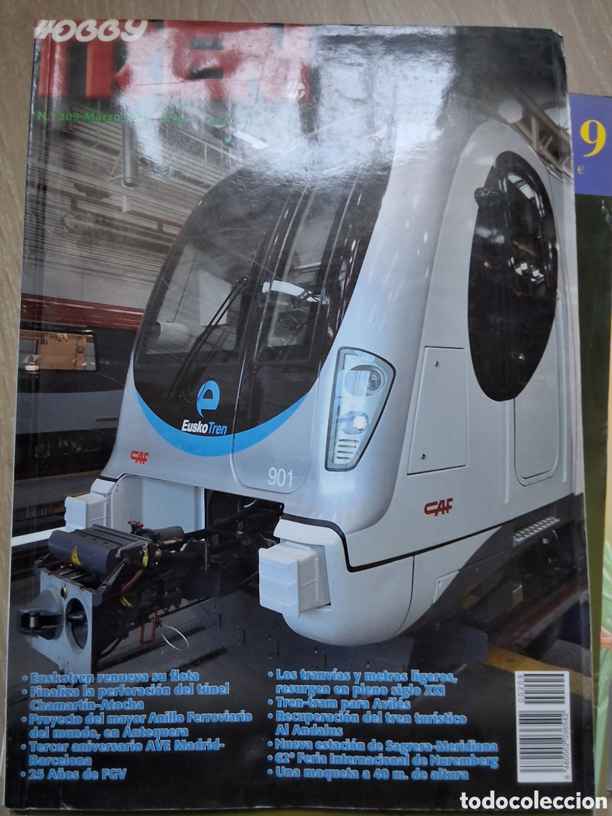 Coleccionismo de revistas y peri&oacute;dicos: Hobby tren revista trenes y maquetas n&uacute;mero 209 a&ntilde;o 2011/3