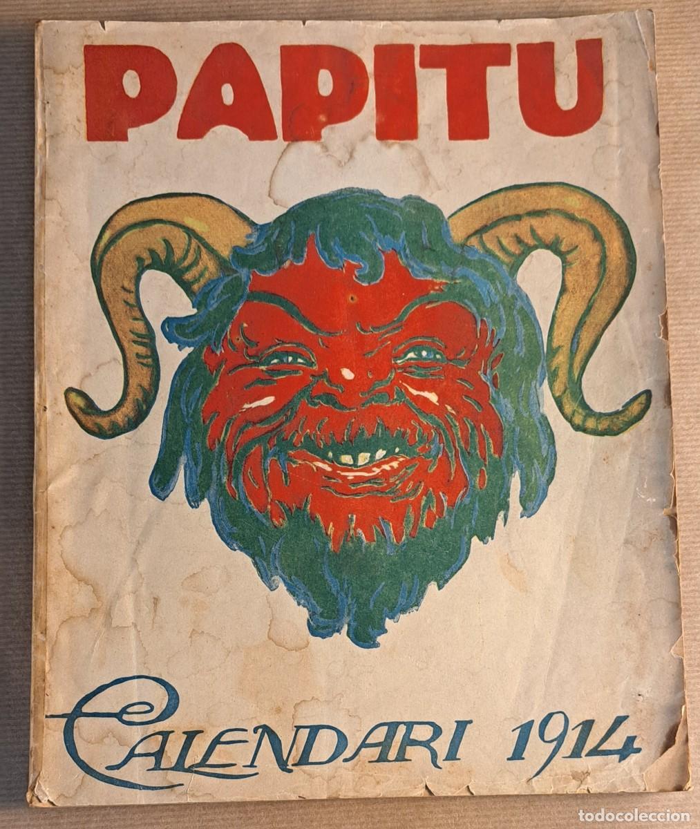 Colecionismo de Revistas e Jornais: Calendari Papitu 1914, Publicaci&oacute;n Sat&iacute;rica Catalana