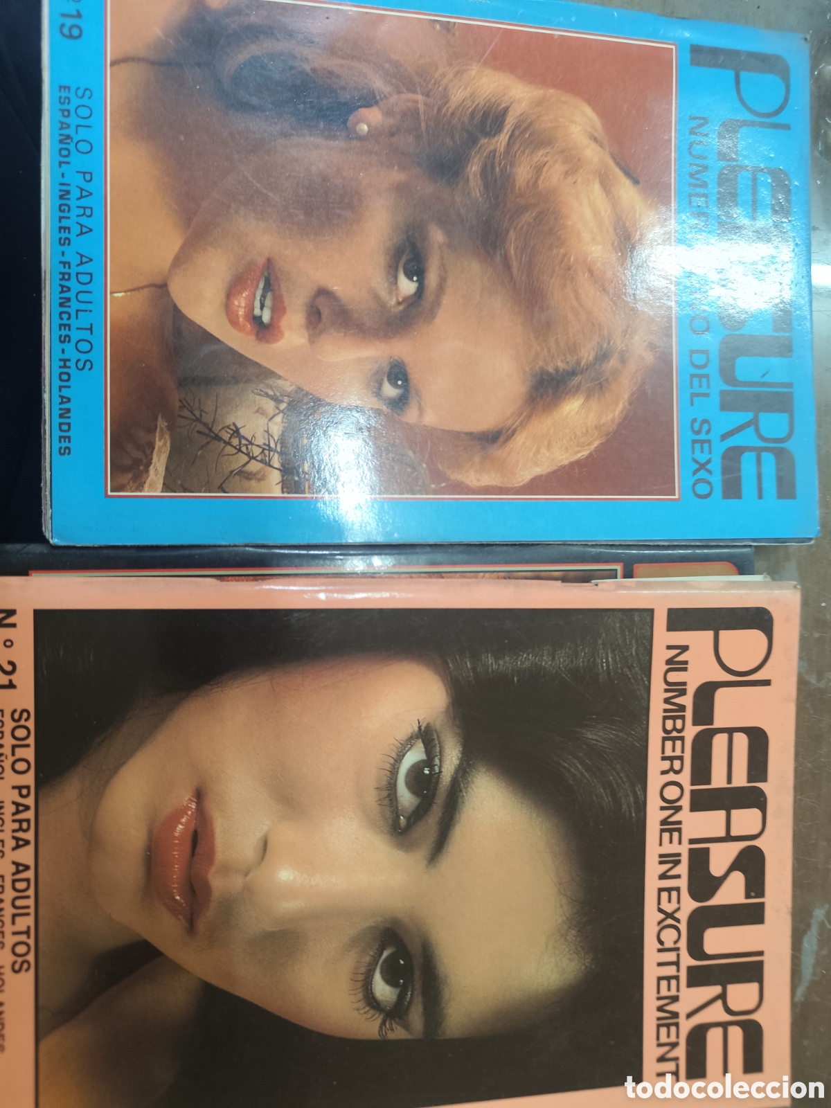 Coleccionismo de revistas y peri&oacute;dicos: Lote 4 ejemplares revista Erotica Porno Pleasure n.19,21,24 y 27.