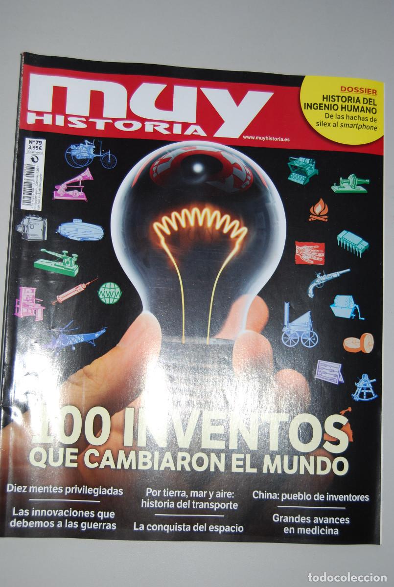 Coleccionismo de revistas y peri&oacute;dicos: MUY HISTORIA-NUMERO-79-2016 : 100 INVENTOS QUE CAMBIARON EL MUNDO-HISTORIA DEL INGENIO HUMANO