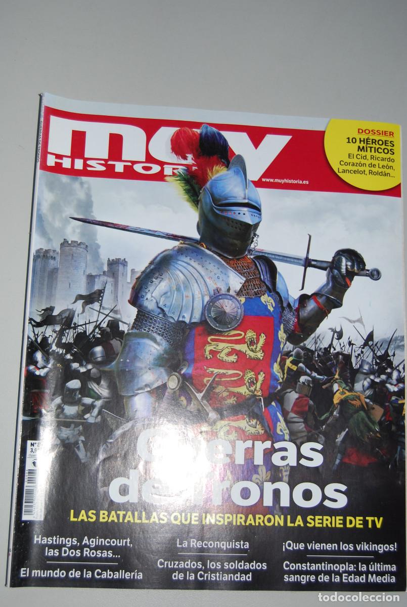 Coleccionismo de revistas y peri&oacute;dicos: MUY HISTORIA-NUMERO-86-2017 : GUERRAS DE TRONOS, LAS BATALLAS QUE INSPIRARON LA SERIE DE TV.