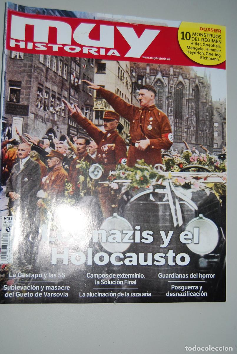 Coleccionismo de revistas y peri&oacute;dicos: MUY HISTORIA-NUMERO-88-2017 : LOS NAZIS Y EL HOLOCAUSTO-10 MONSTRUOS DEL R&Eacute;GIMEN
