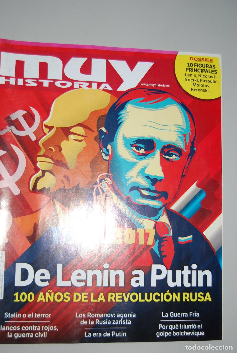 Coleccionismo de revistas y peri&oacute;dicos: MUY HISTORIA-NUMERO-92-2017 : DE LENIN A PUTIN, CIEN A&Ntilde;OS DE LA REVOLUCI&Oacute;N RUSA- FIGURAS PRINCIPALES