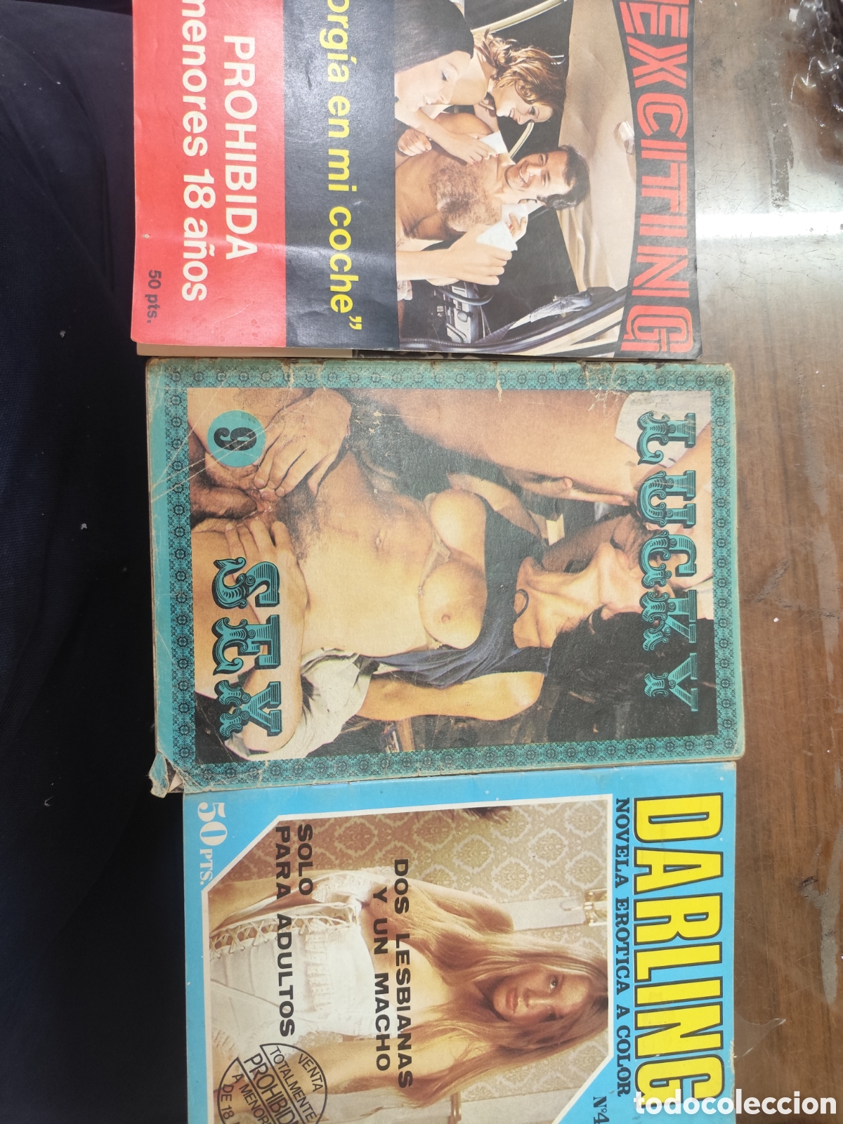 Coleccionismo de revistas y peri&oacute;dicos: Lote 3 ejemplares revista Erotica Porno. A&ntilde;o 1978