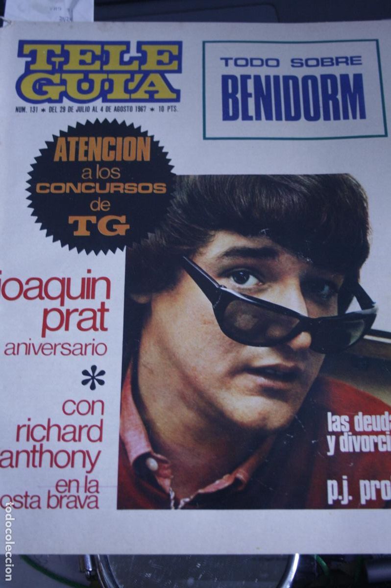 Coleccionismo de revistas y peri&oacute;dicos: MUSICA PJ PROBY RICHARD ANTHONY BEATLES JOAQUIN PRAT BENIDORM MANUEL GALIANA HIPPIE 1967