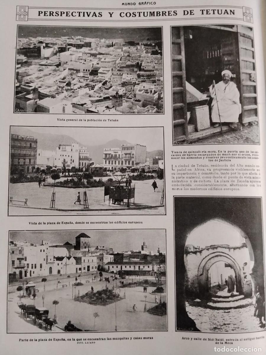 Coleccionismo de revistas y peri&oacute;dicos: TETUAN CUADRO ANDALUZ OTERO SEVILLA MADRID MANZANARES MADRES LACTANTES REVISTA A&Ntilde;O 1915