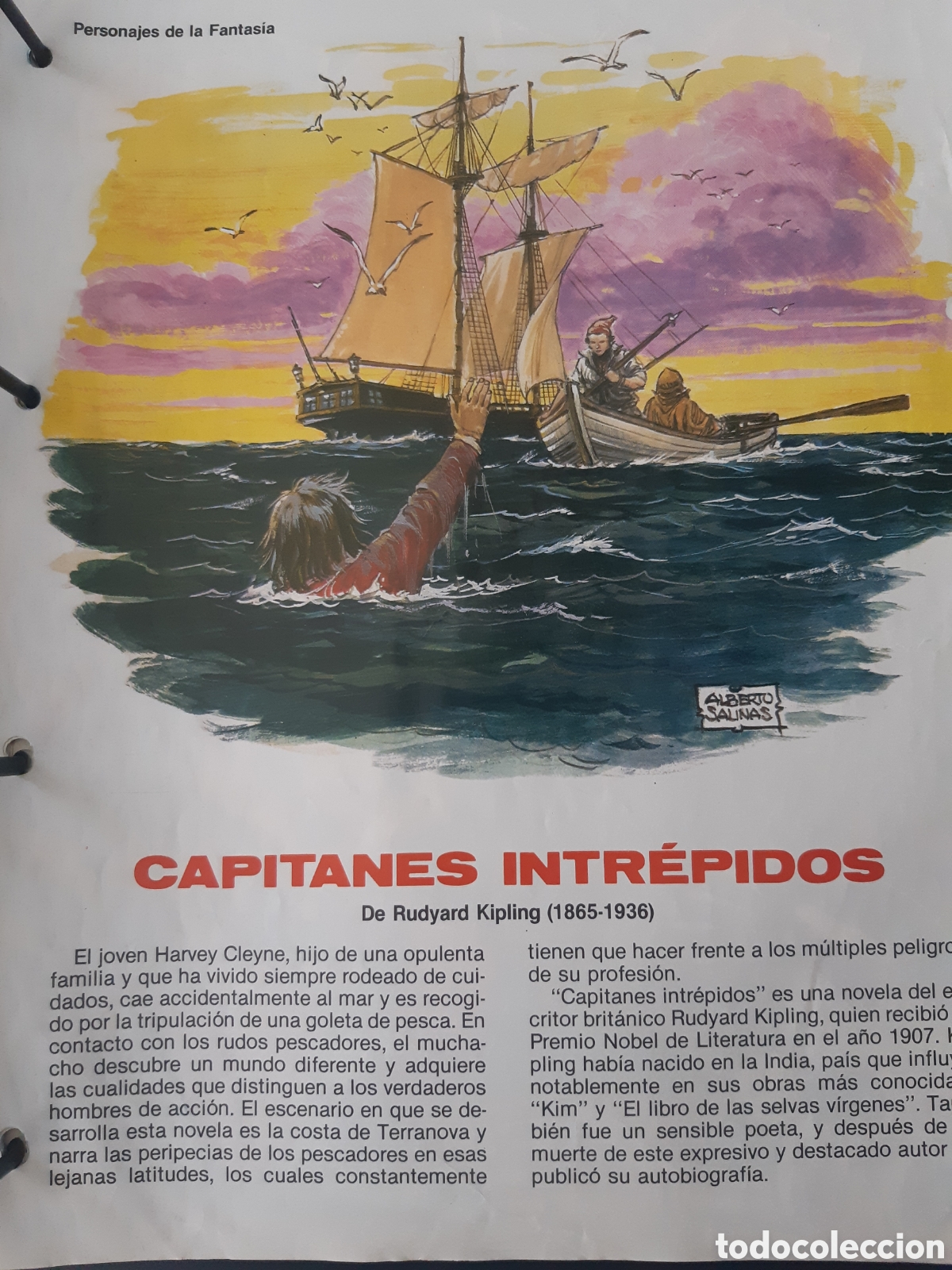 Collezionismo di Riviste e Giornali: Capitanes intr&eacute;pidos. Alberto Salinas. Personajes de fantas&iacute;a. Revista Petete n&ordm; 131