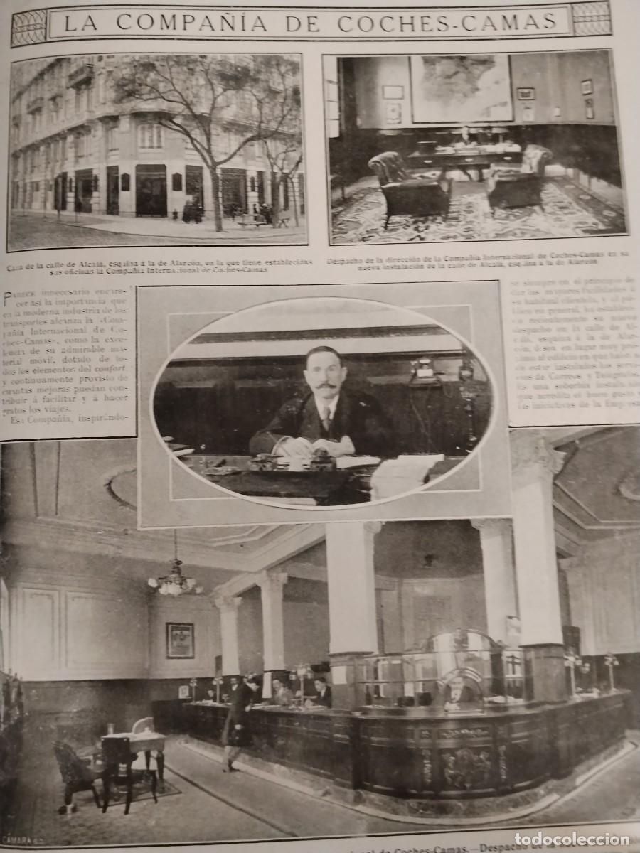 Coleccionismo de revistas y peri&oacute;dicos: COMPA&Ntilde;IA COCHES CAMA MADRID VICTOR SARAQUETA EIBAR ESCUELA ARMERIA ALFONSO XIII CACERIA TRASMULAS