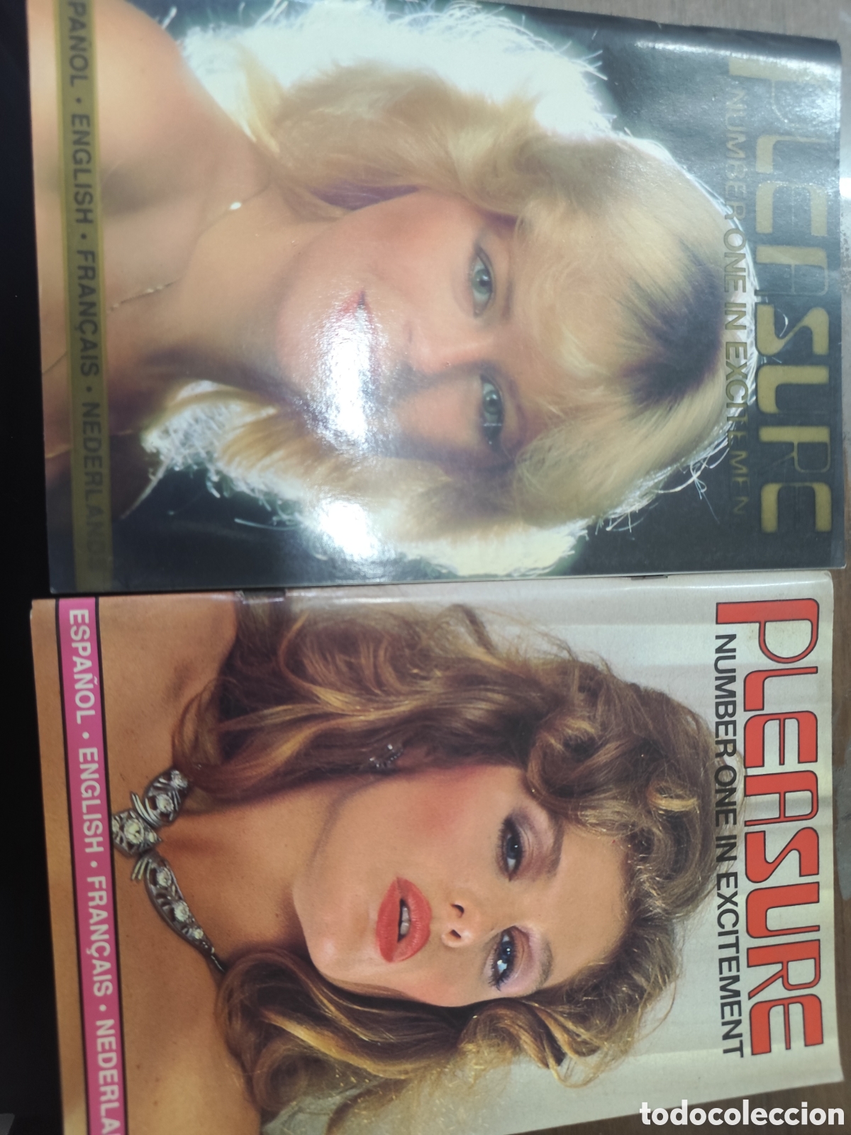 Coleccionismo de revistas y peri&oacute;dicos: Lote 2 ejemplares revista Erotica Porno Pleasure Number one in excitement n.88 y 89. Incluye p&oacute;ster