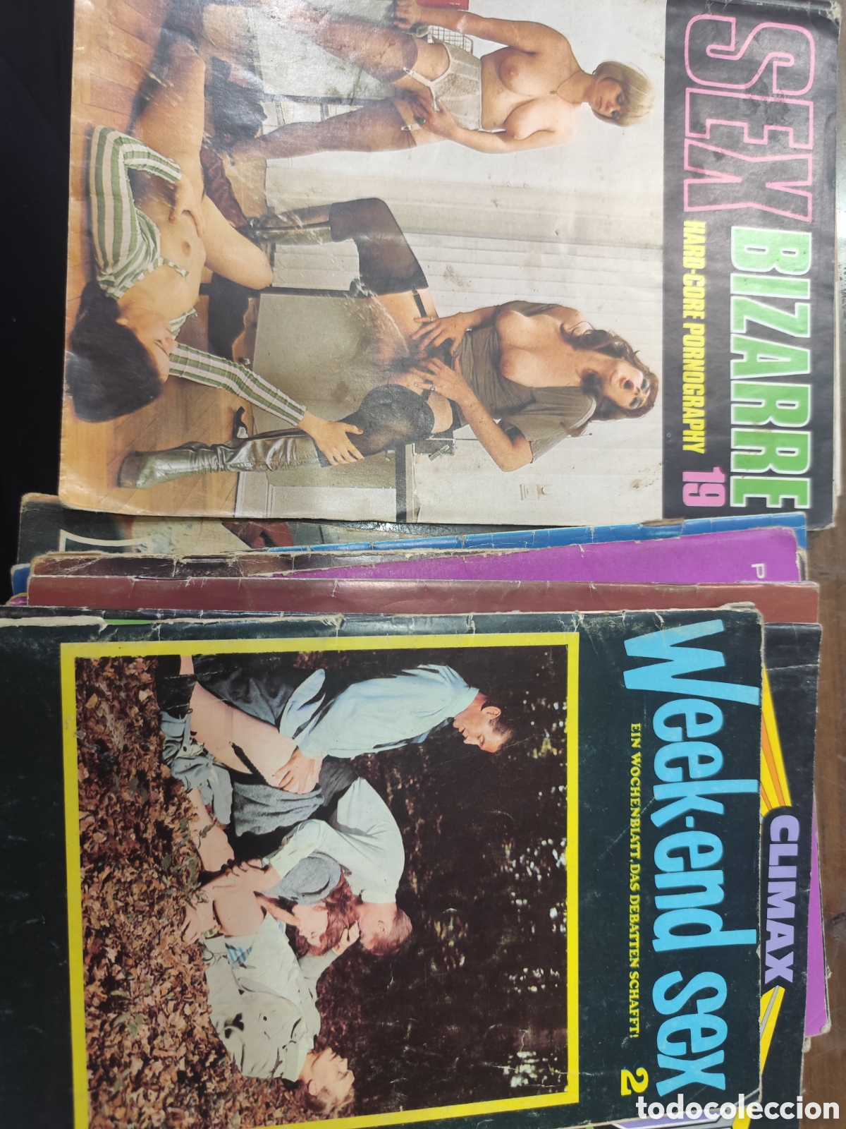 Coleccionismo de revistas y peri&oacute;dicos: Lote 11 ejemplares revista Erotica Porno extranjeras. A&ntilde;os 70. Ver fotos