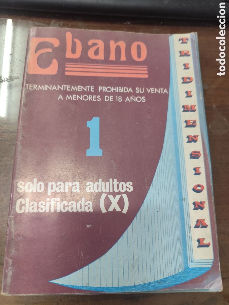 Coleccionismo de revistas y peri&oacute;dicos: Revista Erotica Porno &Eacute;bano Tridimensional n.1. sin las gafas