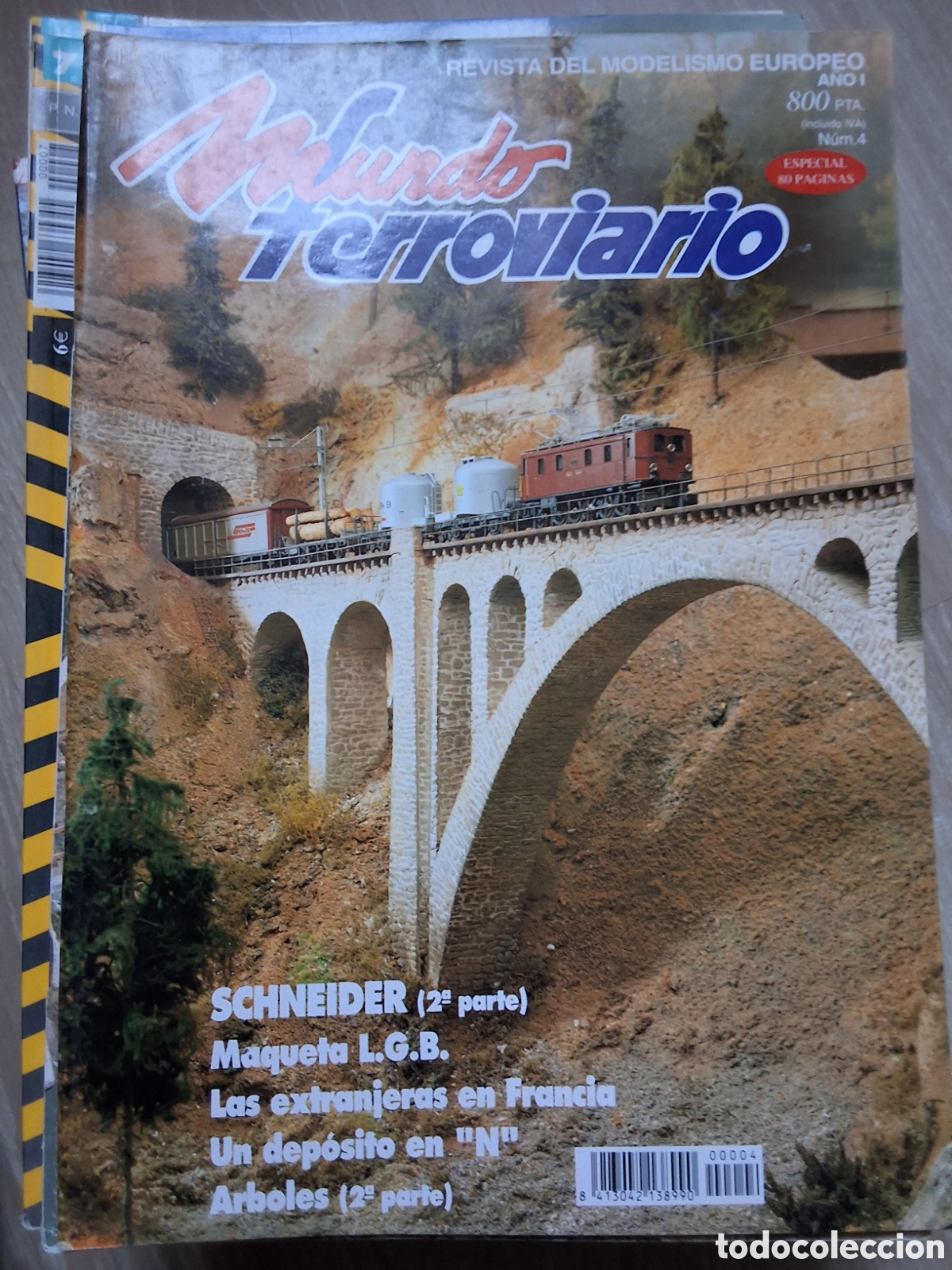 Colecionismo de Revistas e Jornais: Mundo ferroviario revista trenes y maquetas n&uacute;mero 4 a&ntilde;o 1993