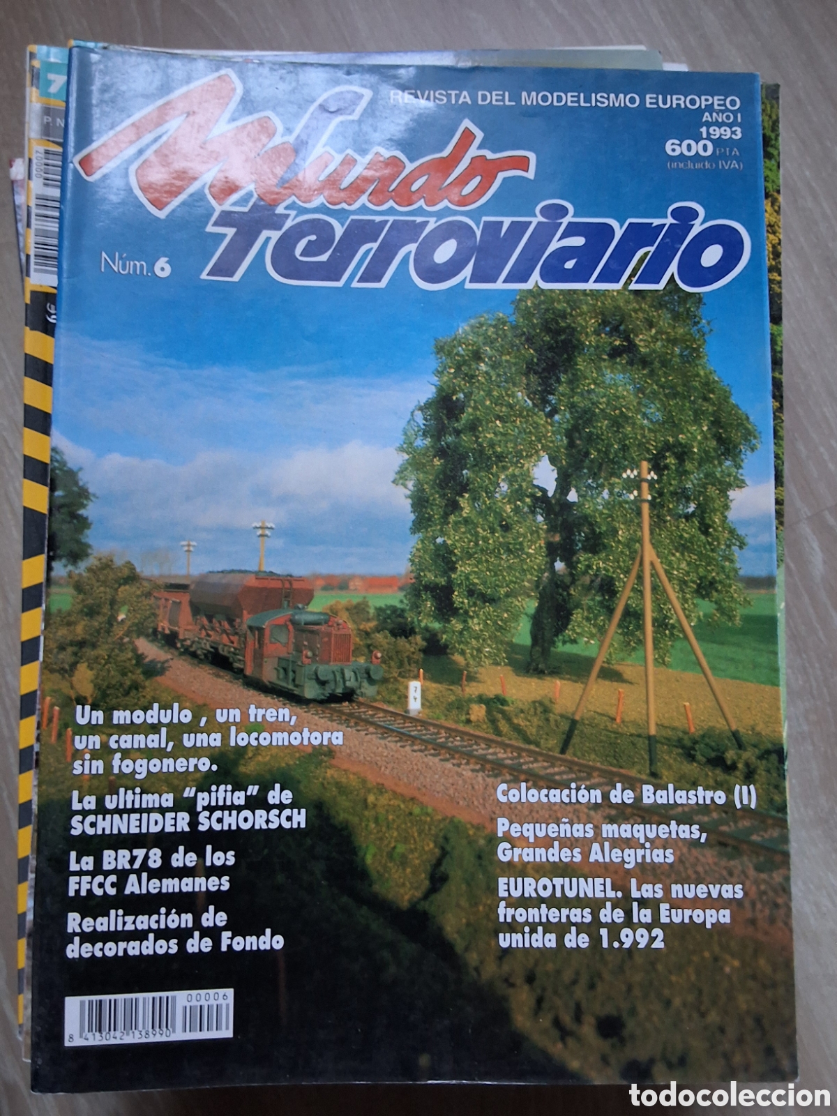Coleccionismo de revistas y peri&oacute;dicos: Mundo ferroviario revista trenes y maquetas n&uacute;mero 6 a&ntilde;o 1993