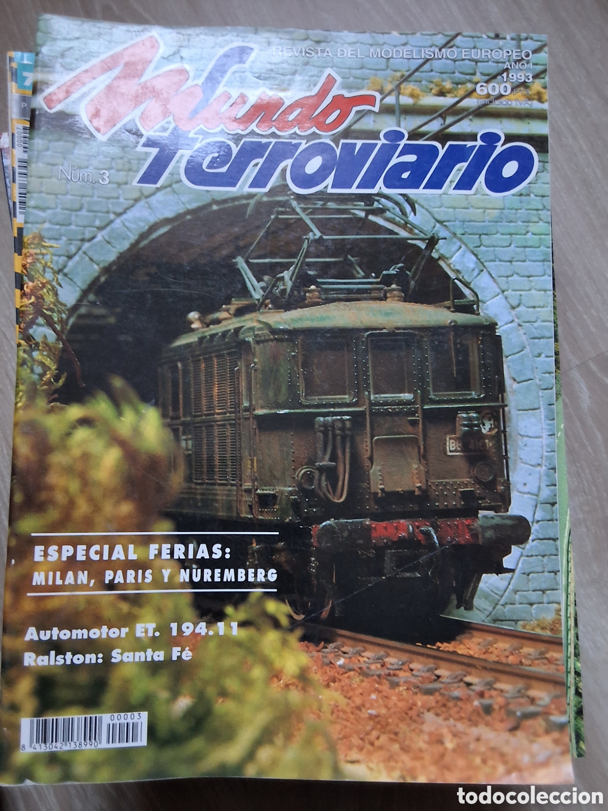 Coleccionismo de revistas y peri&oacute;dicos: Mundo ferroviario revista trenes y maquetas n&uacute;mero 3 a&ntilde;o 1993