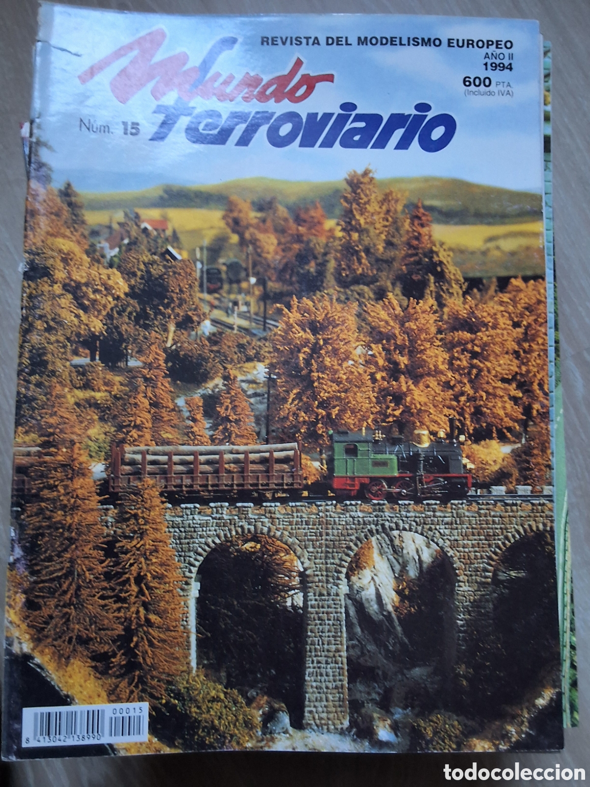 Coleccionismo de revistas y peri&oacute;dicos: Mundo ferroviario revista trenes y maquetas n&uacute;mero 15 a&ntilde;o 1994