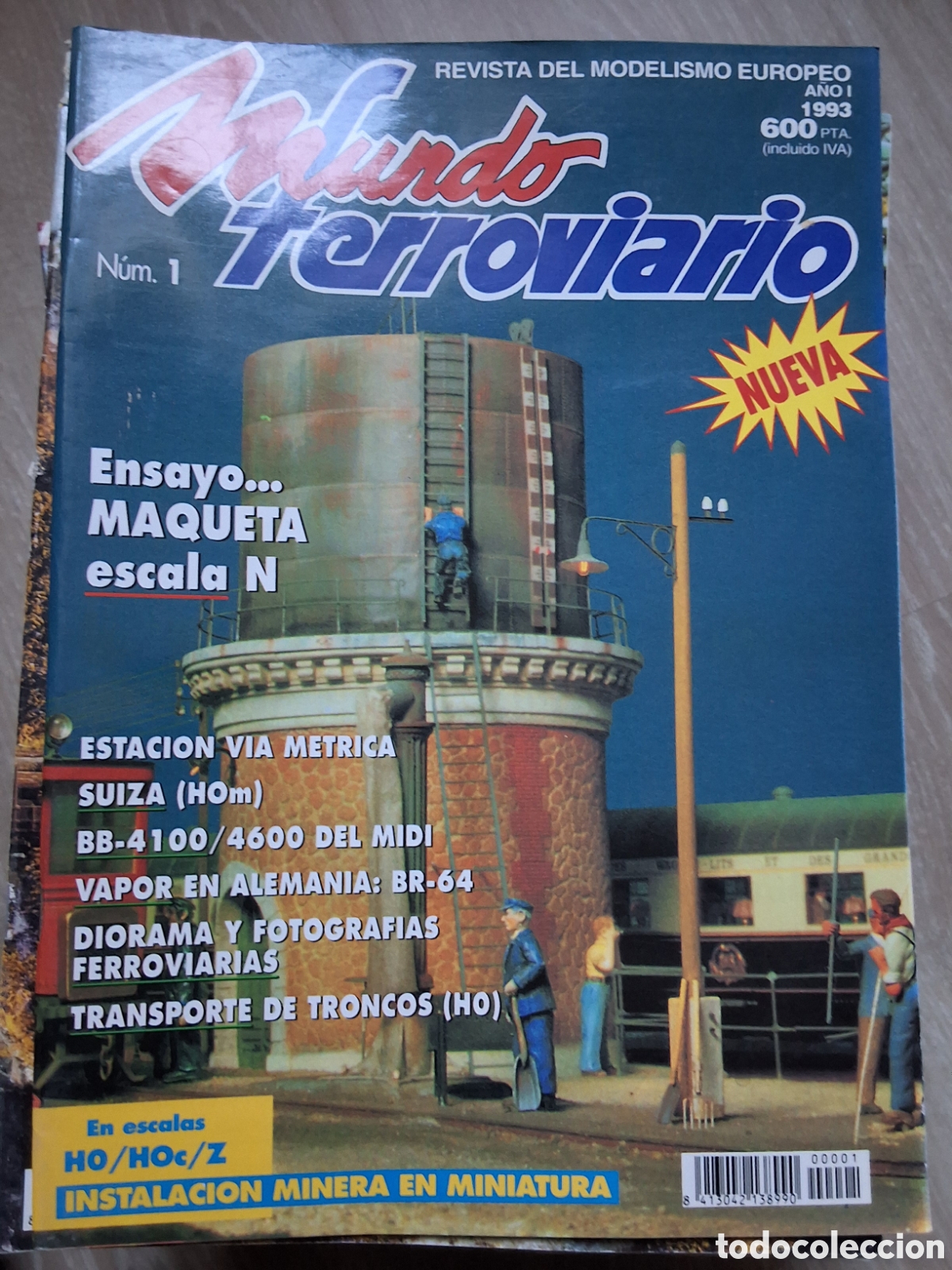 Coleccionismo de revistas y peri&oacute;dicos: Mundo ferroviario revista trenes y maquetas n&uacute;mero 1 a&ntilde;o 1993