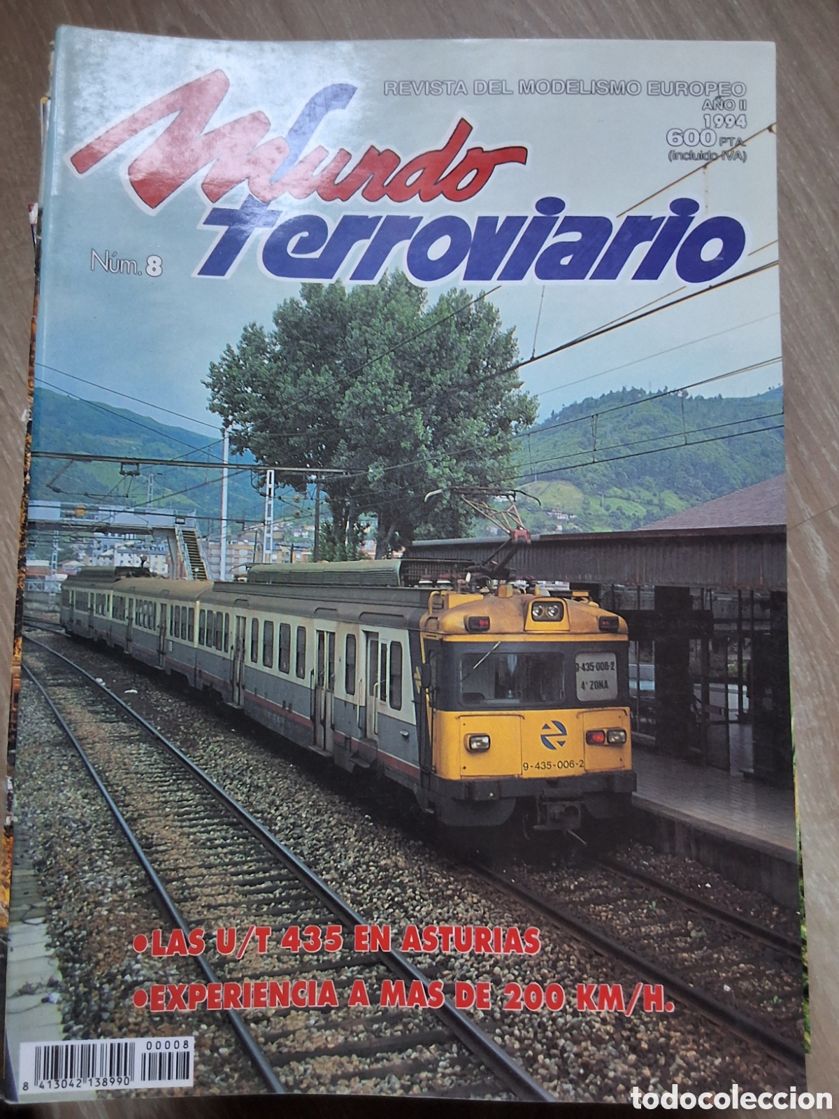 Coleccionismo de revistas y peri&oacute;dicos: Mundo ferroviario revista trenes y maquetas n&uacute;mero 8 a&ntilde;o 1994