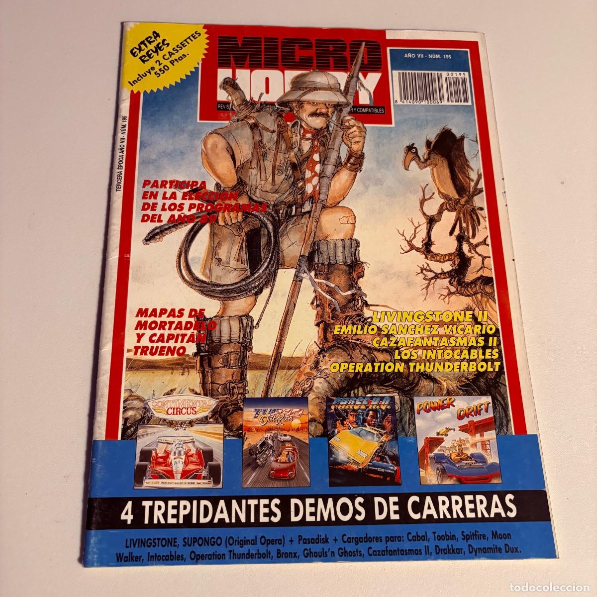 Collection Magazines and Newspapers: revista microhobby n&ordm; 195 micro hobby