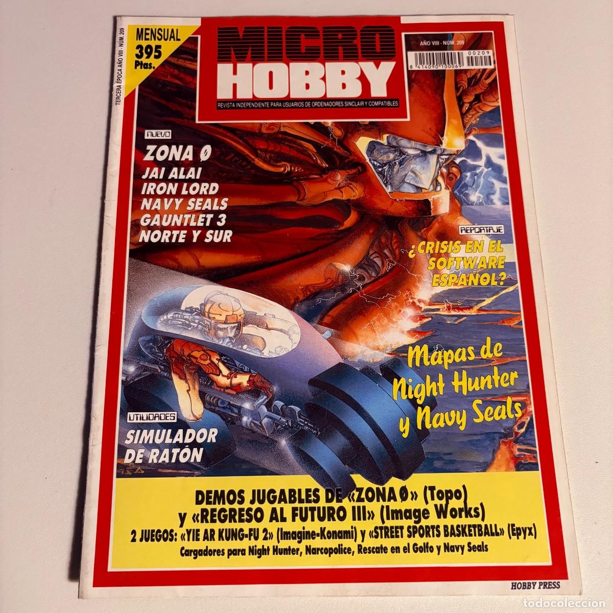 Collection Magazines and Newspapers: revista microhobby n&ordm; 209 micro hobby