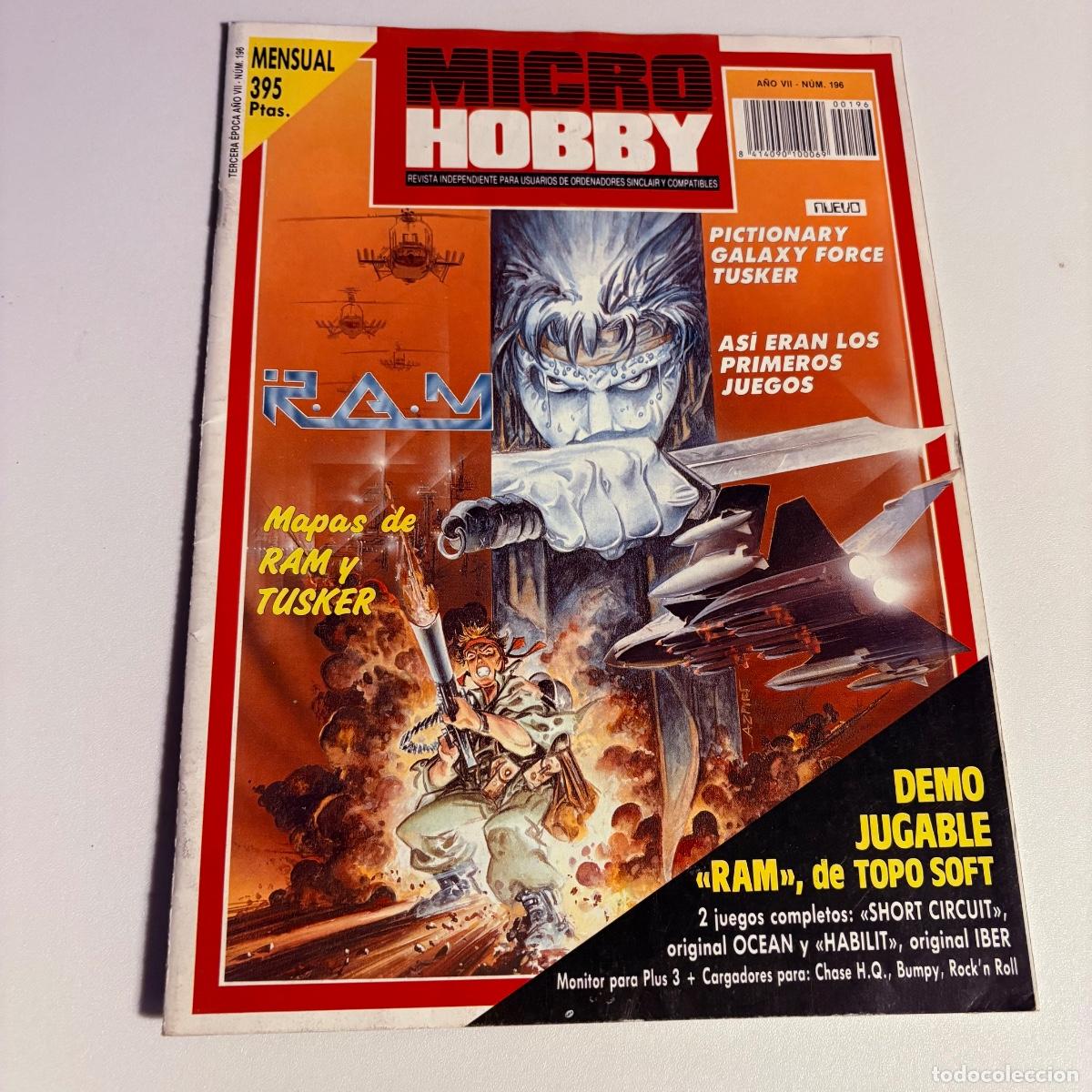 Collection Magazines and Newspapers: revista microhobby n&ordm; 196 micro hobby