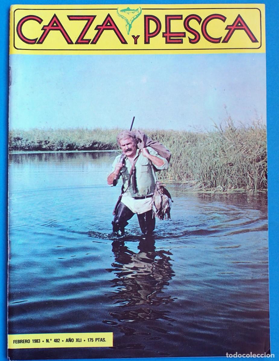 Coleccionismo de revistas y peri&oacute;dicos: REVISTA: CAZA Y PESCA. FRBRERO 1983. N&ordm; 482