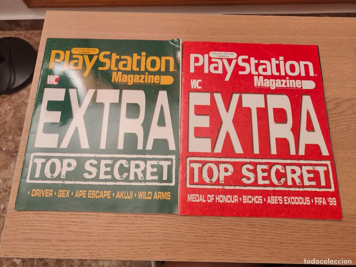 Coleccionismo de revistas y peri&oacute;dicos: Lote 2 gu&iacute;as. Playstation Magazine. Extra. Top Secret. Libros verde y rojo