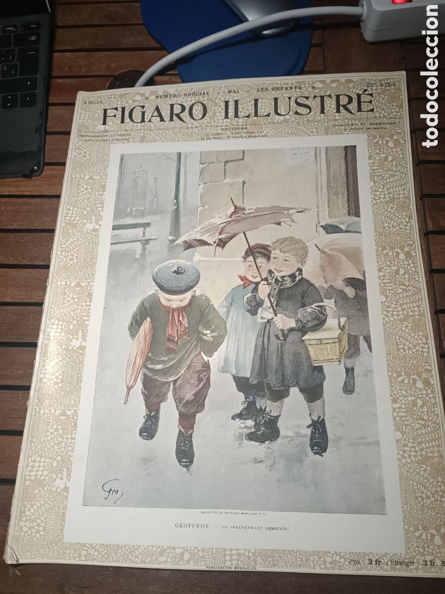 Coleccionismo de revistas y peri&oacute;dicos: Figaro illustr&eacute; mai 1901 n&uacute;m 134 revista en franc&eacute;s Paris, Manzi, Joyant & Cie, 1901