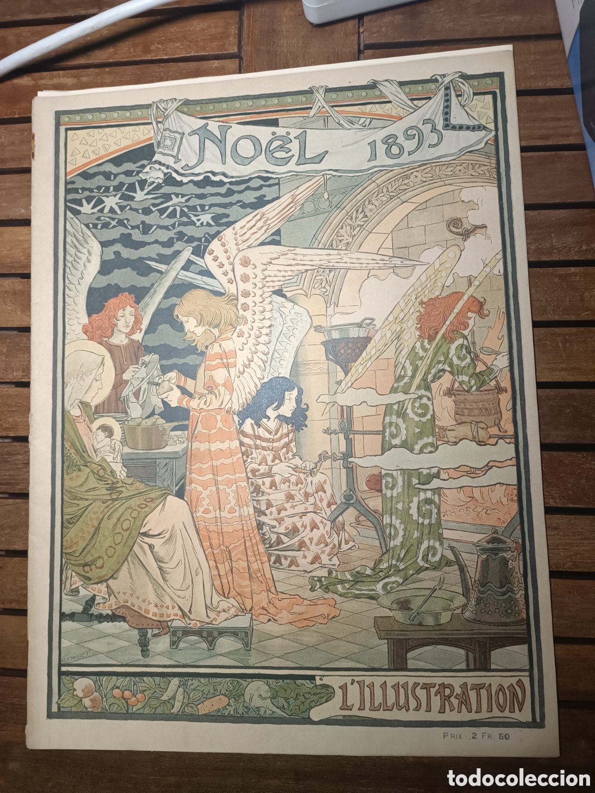 Coleccionismo de revistas y peri&oacute;dicos: L'ILLUSTRATION NOEL A&Ntilde;O 1893 REVISTA ANTIGUA ILUSTRADA Mon