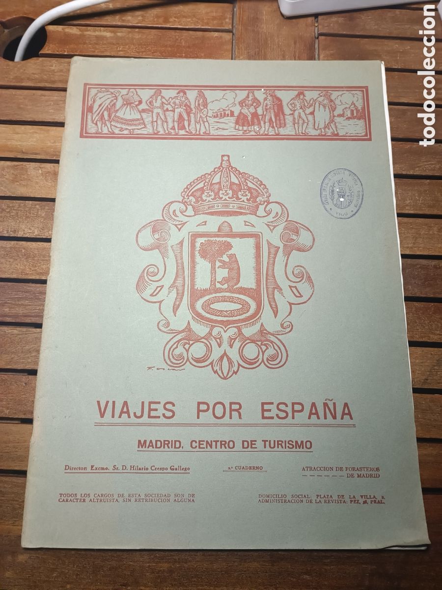 Coleccionismo de revistas y peri&oacute;dicos: VIAJES POR ESPA&Ntilde;A. MADRID, CENTRO DE TURISMO. N&ordm; 2 A&Ntilde;O 1929 kodak Mon